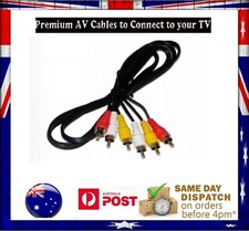 AV Composite Cable lead Male 3 RCA to 3 RCA Male Composite Audio Video for TV Composite Cable price