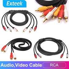 2 RCA / 3 RCA Male to Male Cable – Audio Stereo L/R & Composite Video Cable Composite Cable price