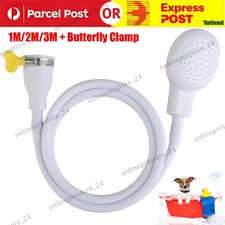 1-3M Push-On Spray Shower Head Bath Sink Tap Attachment Hose Soft Tube Pet Kids Shower Hose price
