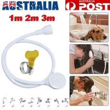 1-3m Push-On Spray Shower Head Bath Sink Tap Attachment Hose Soft Tube Pet Kids Shower Hose price