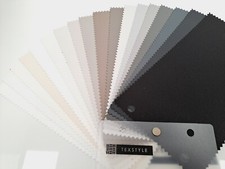 CUSTOM MADE VERTICAL BLIND SMALL COLOUR SAMPLES IN FOCUS FABRIC BLOCKOUT SLATS Vertical Blind price