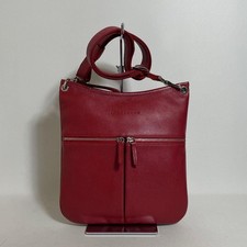 Longchamp Red Leather Crossbody Bag Adjustable Strap Women's Women's Messenger Bag price