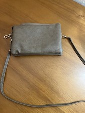 Women’s Grey Pebbles Cross Body Leather Bag Women's Messenger Bag price
