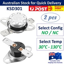 2x KSD301 Temperature Thermostat Thermal Switch - 250V 10A NO / NC Thermo Switch Thermostat price