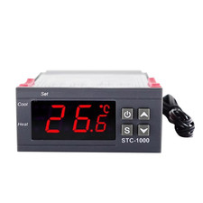 Digital Temperature Thermostat STC-1000 Controller 12V-220V Heating Cooling LCD Thermostat price