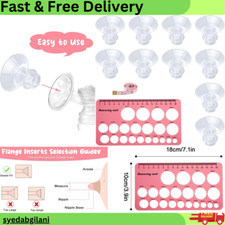 Breast Pump Flange Inserts with Soft Ruler & Nipple Ruler, 5 Sizes (13-21Mm) Sil Breast Pump price