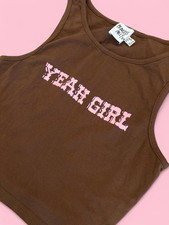 princess polly "yeah girl" crop top Girls' Shirt price