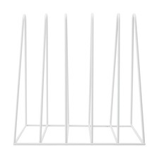 New File Holder Rack White Office Home Organizer 5 Divider Magazine Office Magazine Rack price
