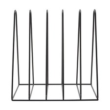 New File Holder Rack Black Office Home Organizer 5 Divider Magazine Office Magazine Rack price
