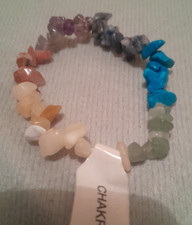 Rainbow Chakra Gemstone Bracelet – Natural Quartz Crystal Healing Beads Natural Stone Bracelets price