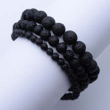 Natural Gemstone 4/6/8mm Round Beads Handmade Stretchy Bracelet Healing Reiki Natural Stone Bracelets price