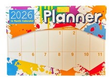 A4 Wall 2026 Calendar PLANNER Large Print australia Print 16 month Calendar2026 Calendar price
