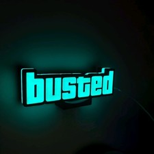 Busted LED Light Box Lamp Decor GTA - Illuminated Wall Art for Home Decor LED Wall Art price