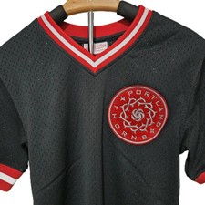 Mitchell & Ness Women's Jersey XS Black Portland Thorns FC NWSL Fashion Mesh Women's Jersey price