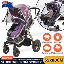 Stroller Rain Cover Universal Size For Buggy Pushchair Pram Weather Dust Shield Pushchair-Pram Rain Cover price