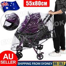 Stroller Rain Cover Universal Size For Buggy Pushchair Pram Weather Dust Shield Pushchair-Pram Rain Cover price