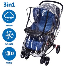 Baby Child Rain Cover Pushchair Pram Stroller Universal Waterproof Wind Shield Pushchair-Pram Rain Cover price