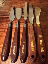 1 X Ironlak Painting Knife Spatula Palette Knife Oil Paint Mixing Scraper Tool Oil Paint price