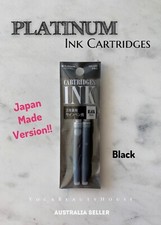 Platinum Ink Cartridge Black 2pcs (Fountain Pen calligraphy art preppy blue draw Pen Cartridge & Ink price