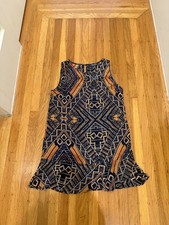 gabriella rocha dress size large printed sleeveless Slip Dress price