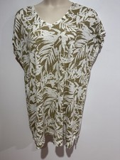 Sportscraft Linen Short Kimono Sleeve Short Dress/Stretchy Fabric Size 14 EC Slip Dress price
