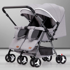 Double Stroller Side By Side Lightweight Foldable Twin Umbrella Stroller AU Pushchair-Pram Umbrella price