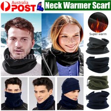 Winter Warm Fleece Snood Scarf Neck Warmer Beanie Hat Ski Balaclava Men Women Unisex Neck Warmer price