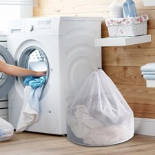 Sturdy Polyester Mesh Laundry Bag Large Drawcord Closure Home Storage Baby Laundry Bag price