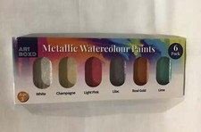 Metallic Watercolour Paints - Pastel Shades  - 6 pk Pastel Paint price