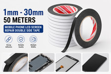 50Meter Double Sided Mobile Phone LCD Screen Repair Adhesive Tape Black 1mm-30mm Mobile Phone Screen price