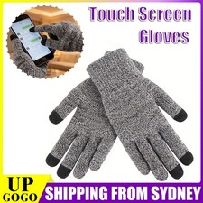 Women Men Warm Touch Screen Soft Wool Winter Gloves Warmer Mobile Phone 1Pair AU Mobile Phone Screen price