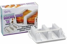 Microwave Bacon Cooker Microwave cookwareTray Rack Holder Dish 14 Slice Dishes price