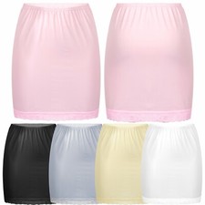 Women Elastic Waist Half Slip Petticoat Underskirt Commuter Office Lady AU Petticoat price