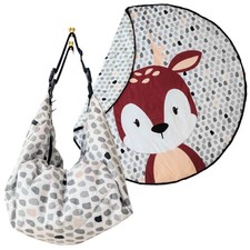 Play Pouch Bebe Reindeer Baby Wet/Dry Travel Play Mat Storage Multitasking Bag Baby Wet Bag price