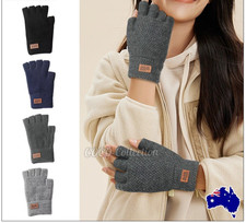 Winter Fingerless Gloves Soft Warm Open Finger Gloves Knitted Glove Unisex OZ Unisex Gloves price