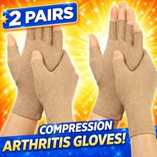 4X Arthritis Compression Gloves Finger Pain Relief Hand Wrist Support Brace Unisex Gloves price