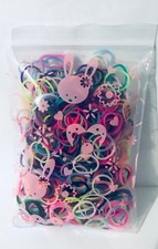 300Pc Colour Rubber Baby Toddler Hair Ties Hair Band Elastic Ties Baby Hair Band price