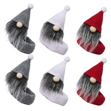6 Pcs Decorative Cloth Wine Bottle Gnome Covers Holiday Wine Bottle Decorations Decorative Bottle price