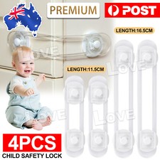 Baby Kids Safety Home Locks Protecter Door Fridge Drawer Proof Latches Set AU Baby Drawer Lock price