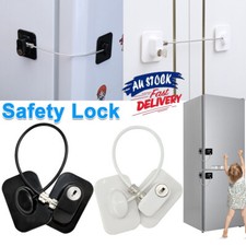 3PCS Refrigerator Lock Fridge Cabinet Child Safety Window Door Drawer Latch +Key Baby Drawer Lock price