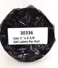 (5) Rolls, 2500 Address labels 30336 Compatible DYMO LabelWriters 1" x 2"-1/8 Address & Label Software price