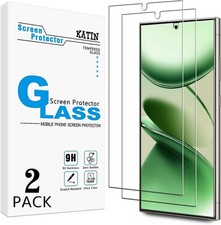 2 Pack Easy to Install Tempered Glass Screen Protector Samsung Galaxy S25 Ultra Outlet-Display Mobile Phones price