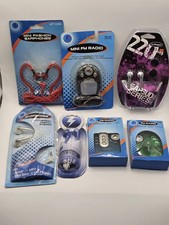 Vintage MP3 Earbuds FM Radio Electronics Lot NOS Sealed iPod Accessories 7 Pc MP3 Player & iPod Accessories price