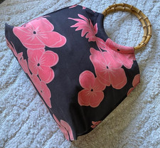 Seafolly Women's Large Floral Bamboo Top Handle Beach Summer Tote Bag Women's Beach Bag price