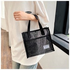 Large Capacity Beach Bag Solid Color Women's Handle Bag Women's Bag  Travel Women's Beach Bag price