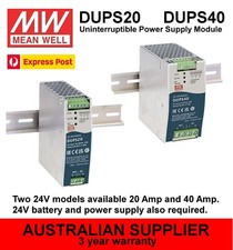 MeanWell DUPS20 DUPS40 24V 20A or 40A UPS module - replaces DR-UPS40 Uninterruptible Power Supplies (UPS) price