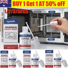 Microwave Cavity Paint 30ml, Heat Resistant Food Safe with Brush Appliance Care Home Appliances Package price
