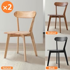 Wooden Dining Chairs Set of 2 for Home Kitchen Restaurant Cafe 3 Colours Cafe & Canteen Chair price