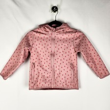 Cape Kids Girls Outdoor Jacket Youth Size 8 Pink Heart Waterproof Fleece Inner Girls' Overcoat price