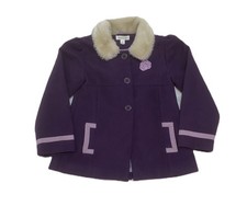 Pumpkin Patch Purple Lined Fur Collar Duffle Overcoat Childrens Size 6 FREE POST Girls' Overcoat price
